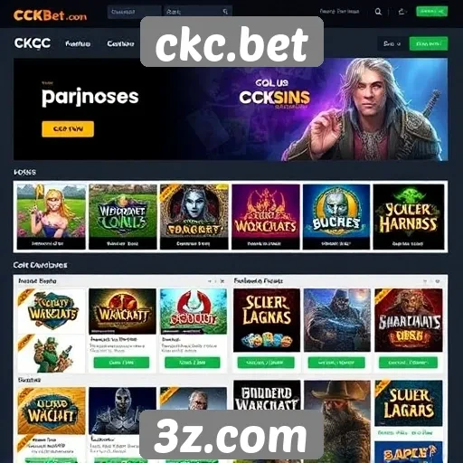 Comparamos a interface do ckc.bet com outros sites de jogos