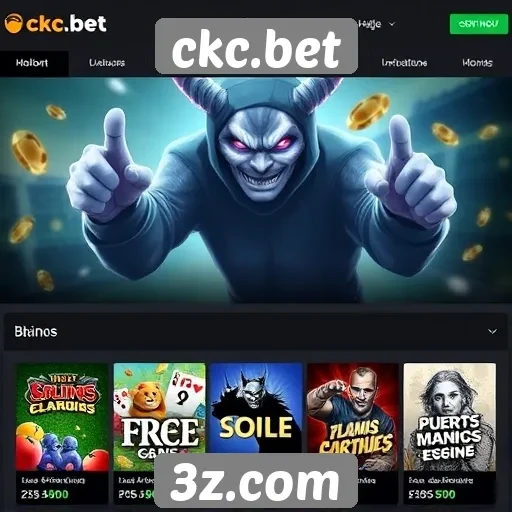 Principais jogos disponíveis na plataforma ckc.bet